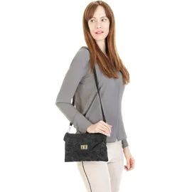 Samantha look Abendtasche Leder Black