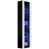 99rooms FLI T41 rechts Vitrine 170x40x29 Schwarz Weiß