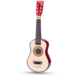 New Classic Toys® Spiel-Gitarre Gitarre Spielzeuggitarre aus Holz beige