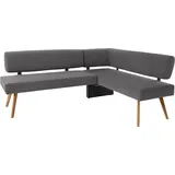OTTO products Alessja 192 x 88 x 152 cm langer Schenkel links dunkelgrau