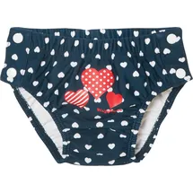 Playshoes Badewindel "Herzchen" in Dunkelblau/ Bunt - Gr.: 86/92
