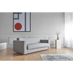 3-Sitzer INNOVATION LIVING TM "Killian hochwertige Dauerschlaffunktion, Design und extra Komfort", grau, B:197cm H:75cm T:101cm, Sofas, innenliegende Federkernmatratze; Schlafhöhe 55cm