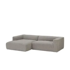 Sofa.de Eckcouch Flachgewebe Grau
