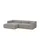 Sofa.de Eckcouch Flachgewebe Grau