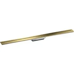hansgrohe Drain Duschrinne 42523990 1000mm, Fertigset, frei im Raum, polished gold optic