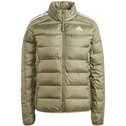 adidas Winter-Daunenjacke Essentials 3-Streifen Light (wasserabweisend) olivegrün Damen