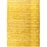 TOM TAILOR Shine uni Kurzflorteppich 65 x 135 cm gold