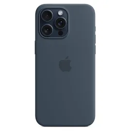Apple iPhone 15 Pro Max Silikon Case Sturmblau
