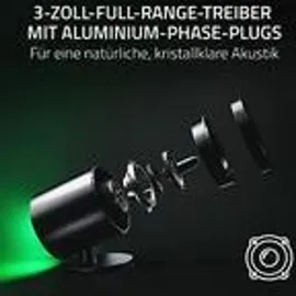 Razer Nommo V2 Full-Range-2.1 Gaming-Lautsprecher mit Subwoofer für PC schwarz