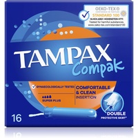 Tampax Compak Super Plus Tampons mit einem Applikator 16 St.