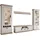 Home Affaire Wohnwand Florenz, (Set, 4-St), im romatischen Landhauslook weiß