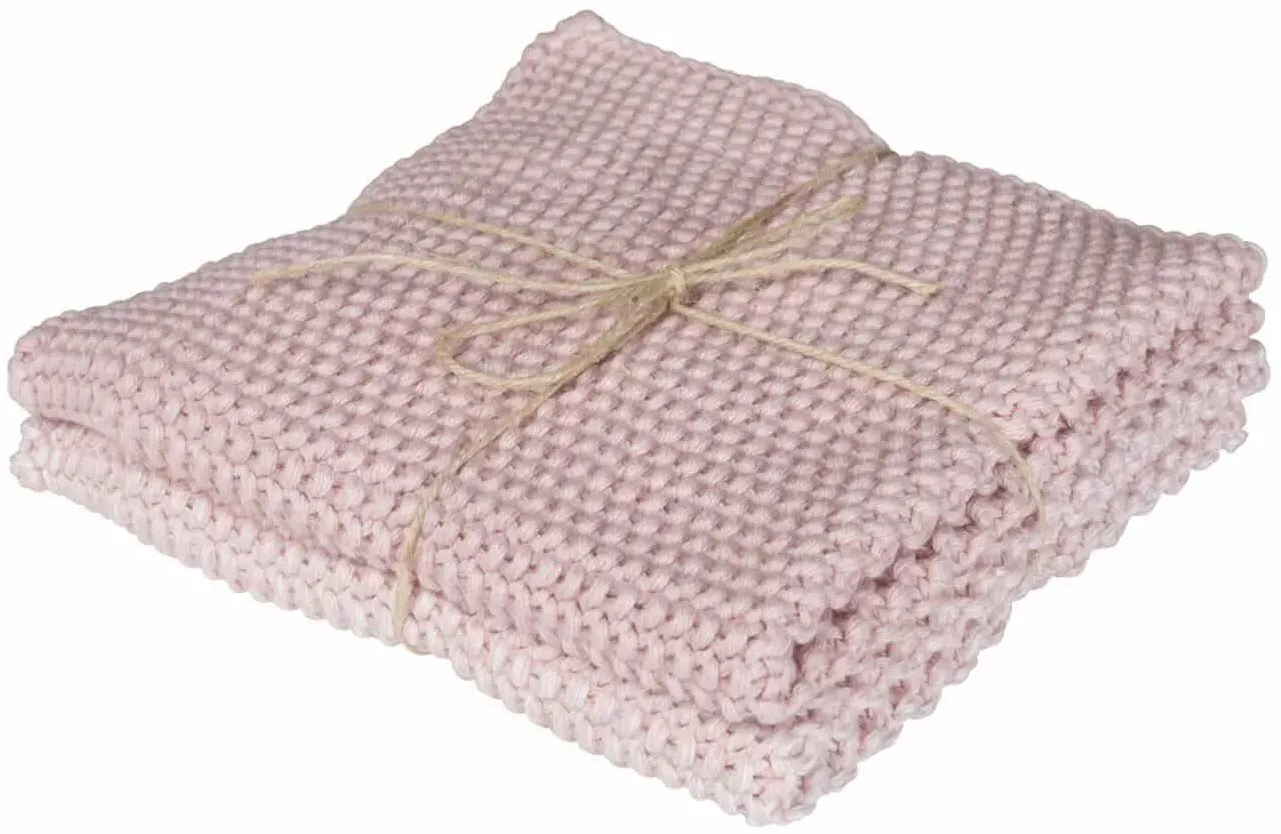 Pichler 2er Pack Baumwoll Spültücher Lola 2x 27x27 cm | blossom - pink