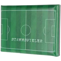 Geschenkestadl Fussball Bierkastensitz 43 x 33 cm grün mit