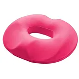 Surwin Donut Kissen Sitzkissen Orthopädisch, Sitzkissen Rund, Sitzkissen Bürostuhl, Hämorrhoiden Sitzkissen, Bequemer Sitzring Steißbein Entlastung für Rücken, Hüfte (One Size,Frauen rosa 1)