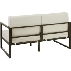 TECTAKE Garten-Loungesofa Comosa, 2-Sitzer, ultradicke Polsterung  1