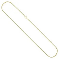 Schmuck Krone Goldkette 1,6mm Schlangenkette 333 Gelbgold 42cm, Gold 333 goldfarben