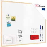 ALLboards Whiteboard 100 x 80 cm Weiß