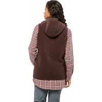 Jack Wolfskin Damen High Curl Long Vest W Fleece-Weste, L,