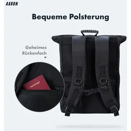 Aaron Rolltop 18–26 l schwarz
