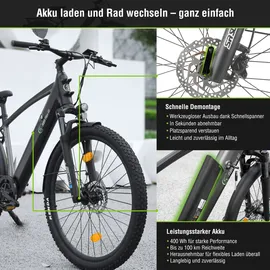 Sachsenrad R8R Flex III 28 Zoll RH 54 cm Unisex schwarz