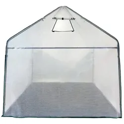 Westmann Folien-Gewächshaus »Peperoni«, BxHxT: 180 x 200 x 180 cm, weiß, inklusive Boden - weiss