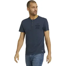 Tom Tailor Shirt T-Shirt in Melange Optik