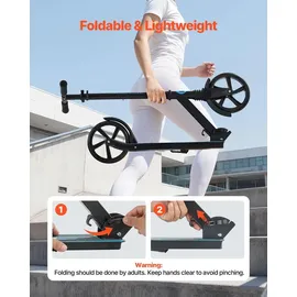 Vevor Scooter Schwarz/Blau