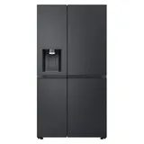 LG GSLE91EVAC Side-by-Side Kühlkombination Freistehend 628 l Schwarz