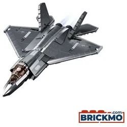 Sluban Kampfjet J-35S in Stahl-Optik M38-B1186