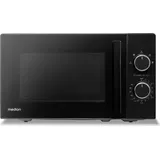 Medion MD 12011 Mikrowelle schwarz 20l, 800W, 5 Leistungsstufen
