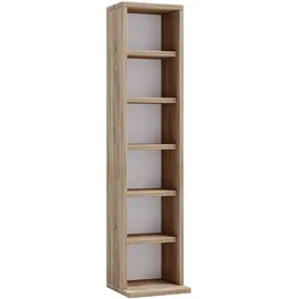 VCM Standregal 40 x 30 x 180 cm Braun