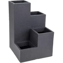 Hti-Living Blumentopf 40 x 40 x 60 cm Grau