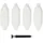 vidaXL Bootsfender 4 Stk. Weiß 41 x 11,5 cm PVC
