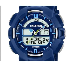 Calypso Digital analog Armbanduhr blau K5772/3 - Blau