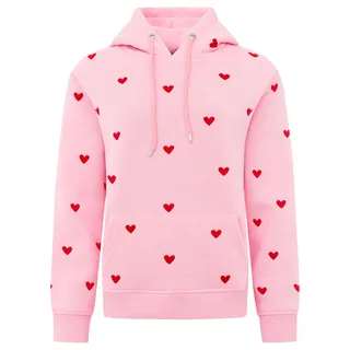 Zwilling Hoodie »"Hearts"«, mit Mini Me Style für Mütter & Töchter Gr. LXL (L/XL), pink, , 90033258-LXL
