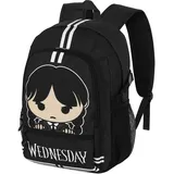 Karactermania Wednesday Cute-Fan Fight Rucksack 2,2 Grau
