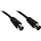 Tecline Koaxialkabel schwarz 0,5m (11509)