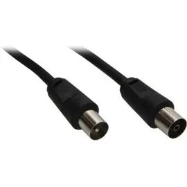 Tecline Koaxialkabel schwarz 0,5m (11509)