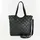 Valentino Ocarina Shopper Polyurethan Black
