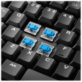 Sharkoon PureWriter RGB Tastatur Kailh Blue DE