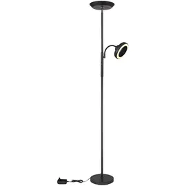 GLOBO LED Stehleuchte 20w H 178 cm Schwarz
