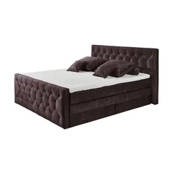 Boxspringbett  Cashfield ¦ lila/violett ¦ Maße (cm): B: 200 H: 113