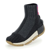 Uyn Urquiola Urban Socken-Schuh mit beigefarbiger Sohle Damen anthracite melange 39