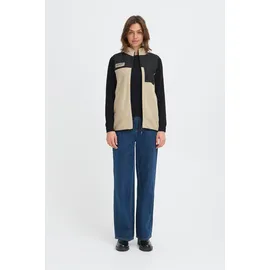 Oxmo Fleeceweste beige S