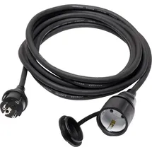 Sygonix SY-5044438 Strom Verlängerungskabel 16 A Schwarz 3.00 m H07RN-F 3G 1,5 mm2