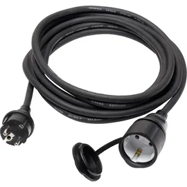 Sygonix SY-5044438 Strom Verlängerungskabel 16 A Schwarz 3.00 m H07RN-F 3G 1,5 mm2