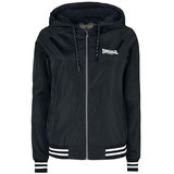 Lonsdale Damen Meriden Windjacke, Schwarz, XXL EU