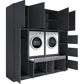 laundreezy Mehrzweckschrank-Set 235 x 238 x 68 cm Grau