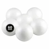 Creativ Company Styropor-Kugeln, D 8 cm, Weiß, 5 Stk