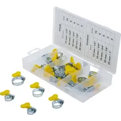 BGS Griff-Schlauchschellen-Sortiment 80859, 26-tlg.